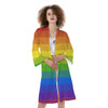 Rainbow Flag LGBT Pride Print Kimono-grizzshop