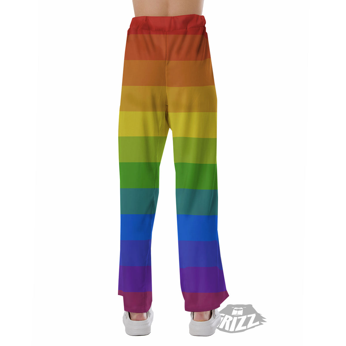 Rainbow Flag LGBT Pride Print Pajama Pants-grizzshop