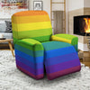 Rainbow Flag LGBT Pride Print Recliner Slipcover-grizzshop