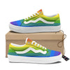 Rainbow Flag LGBT Pride Print Skate Shoes-grizzshop