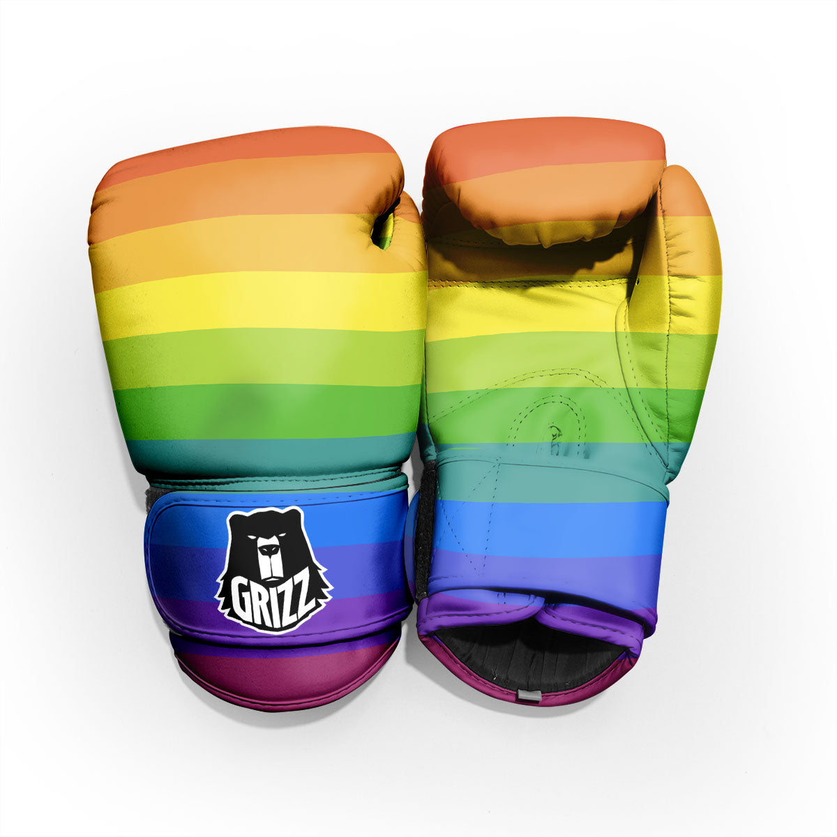 Rainbow Flag LGBT Pride Print Pro Boxing Glove