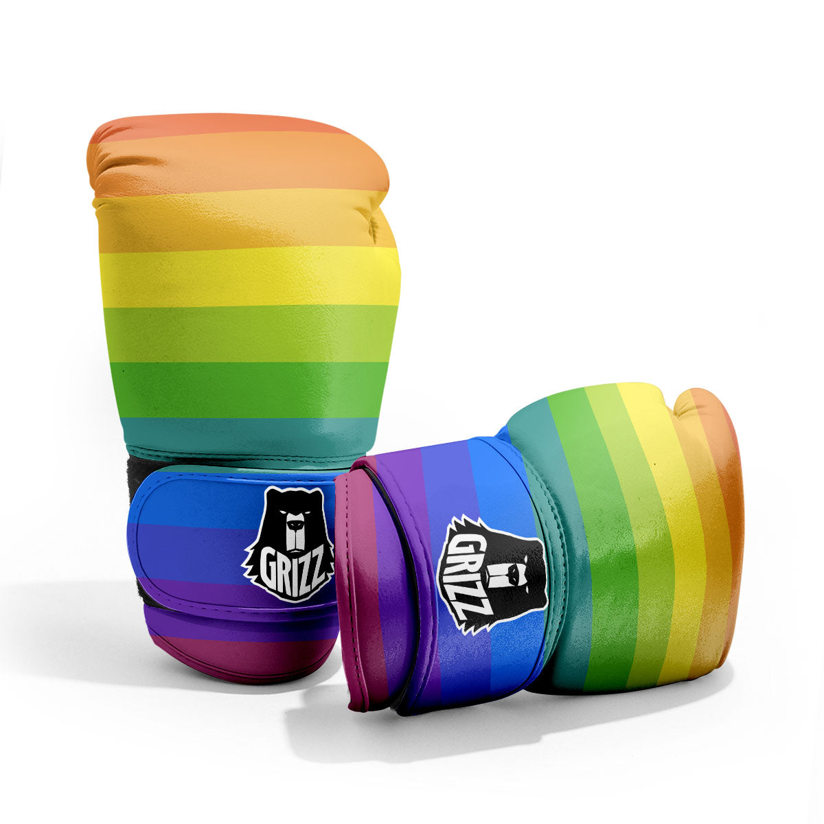 Rainbow Flag LGBT Pride Print Pro Boxing Glove