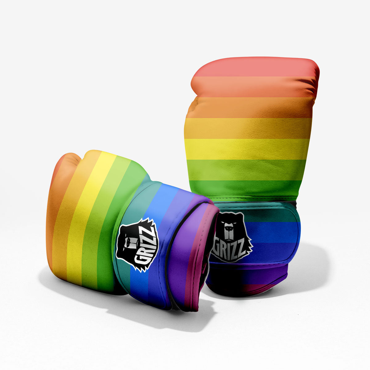 Rainbow Flag LGBT Pride Print Pro Boxing Glove