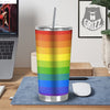 Rainbow Flag LGBT Pride Print Tumbler-grizzshop