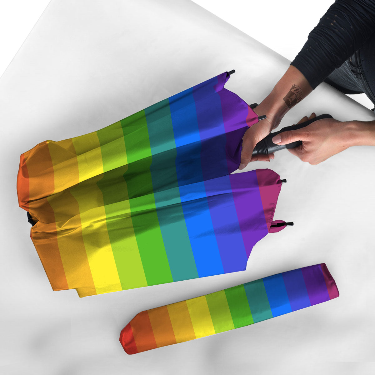 Rainbow Flag LGBT Pride Print Umbrella-grizzshop