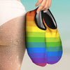 Rainbow Flag LGBT Pride Print Water Shoes-grizzshop