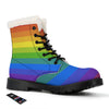 Rainbow Flag LGBT Pride Print Winter Boots-grizzshop