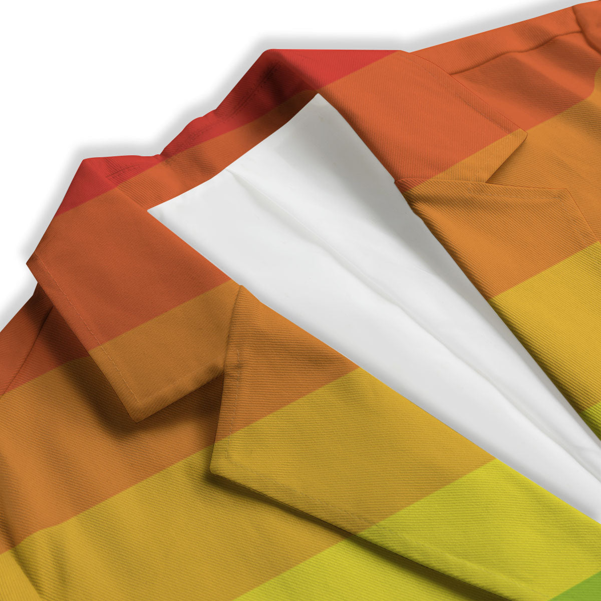 Rainbow Flag LGBT Pride Print Women's Blazer-grizzshop