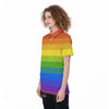 Rainbow Flag LGBT Pride Print Women's Golf Shirts-grizzshop