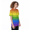 Rainbow Flag LGBT Pride Print Women's Golf Shirts-grizzshop