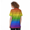 Rainbow Flag LGBT Pride Print Women's Golf Shirts-grizzshop