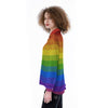 Rainbow Flag LGBT Pride Print Women's Long Sleeve Shirts-grizzshop