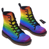 Rainbow Flag LGBT Pride Print Work Boots-grizzshop