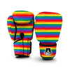 Rainbow Flag Lgbt Patterm Print Boxing Gloves-grizzshop