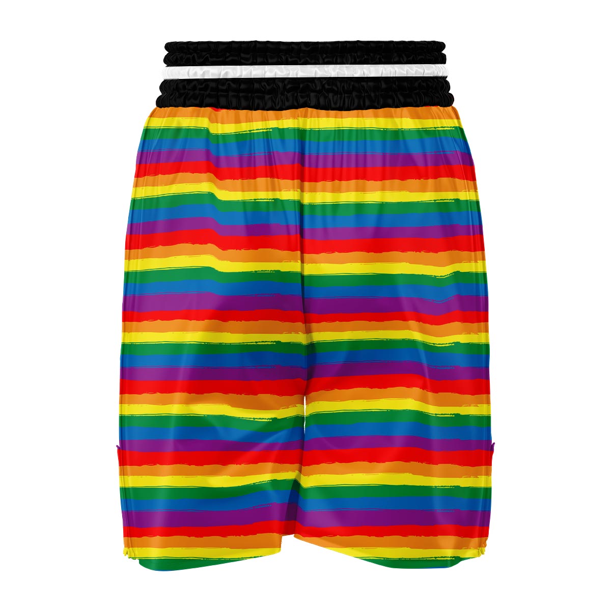 Rainbow Flag Lgbt Patterm Print Boxing Shorts-grizzshop