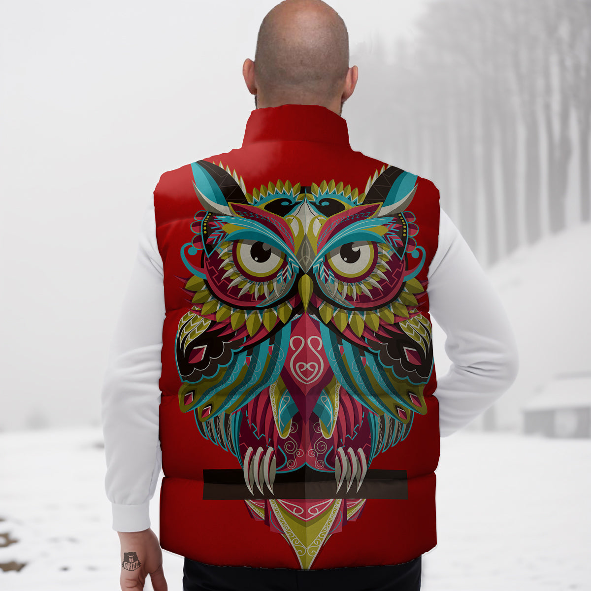 Rainbow Flag Lgbt Patterm Print Down Vest