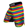 Rainbow Flag Lgbt Patterm Print MMA Shorts-grizzshop