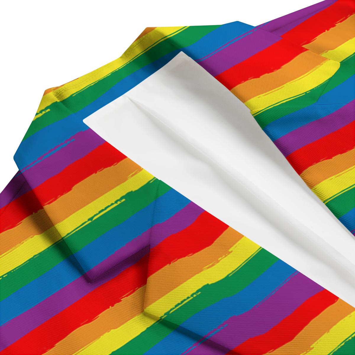 Rainbow Flag Lgbt Patterm Print Men's Blazer-grizzshop