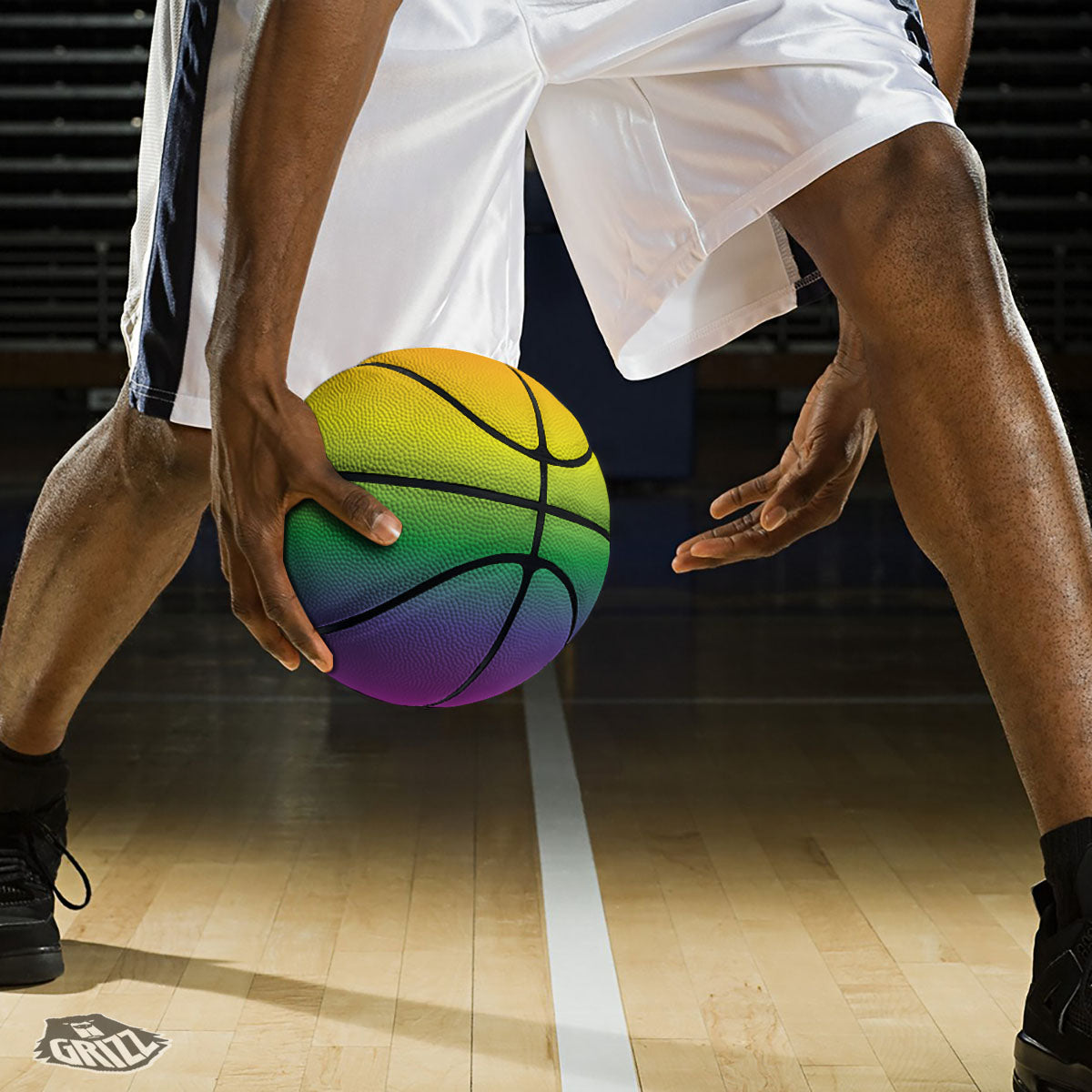 Rainbow Gradient LGBT Pride Print Basketball-grizzshop