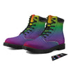 Rainbow Gradient LGBT Pride Print Boots-grizzshop