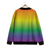 Rainbow Gradient LGBT Pride Print Cardigan-grizzshop