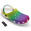 Rainbow Gradient LGBT Pride Print Clog-grizzshop