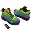 Rainbow Gradient LGBT Pride Print Hiking Shoes-grizzshop