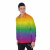 Rainbow Gradient LGBT Pride Print Men's Long Sleeve Shirts-grizzshop