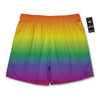 Rainbow Gradient LGBT Pride Print Men's Running Shorts-grizzshop