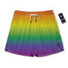 Rainbow Gradient LGBT Pride Print Men's Running Shorts-grizzshop