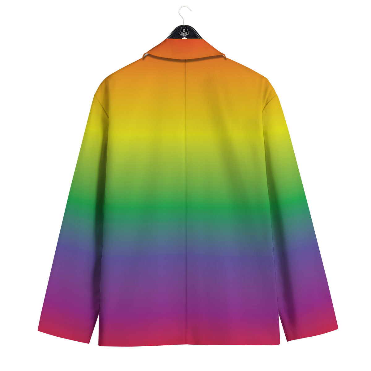 Rainbow Gradient LGBT Pride Print Men's Sport Coat-grizzshop