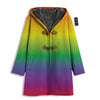 Rainbow Gradient LGBT Pride Print Men's Windbreaker Jacket-grizzshop