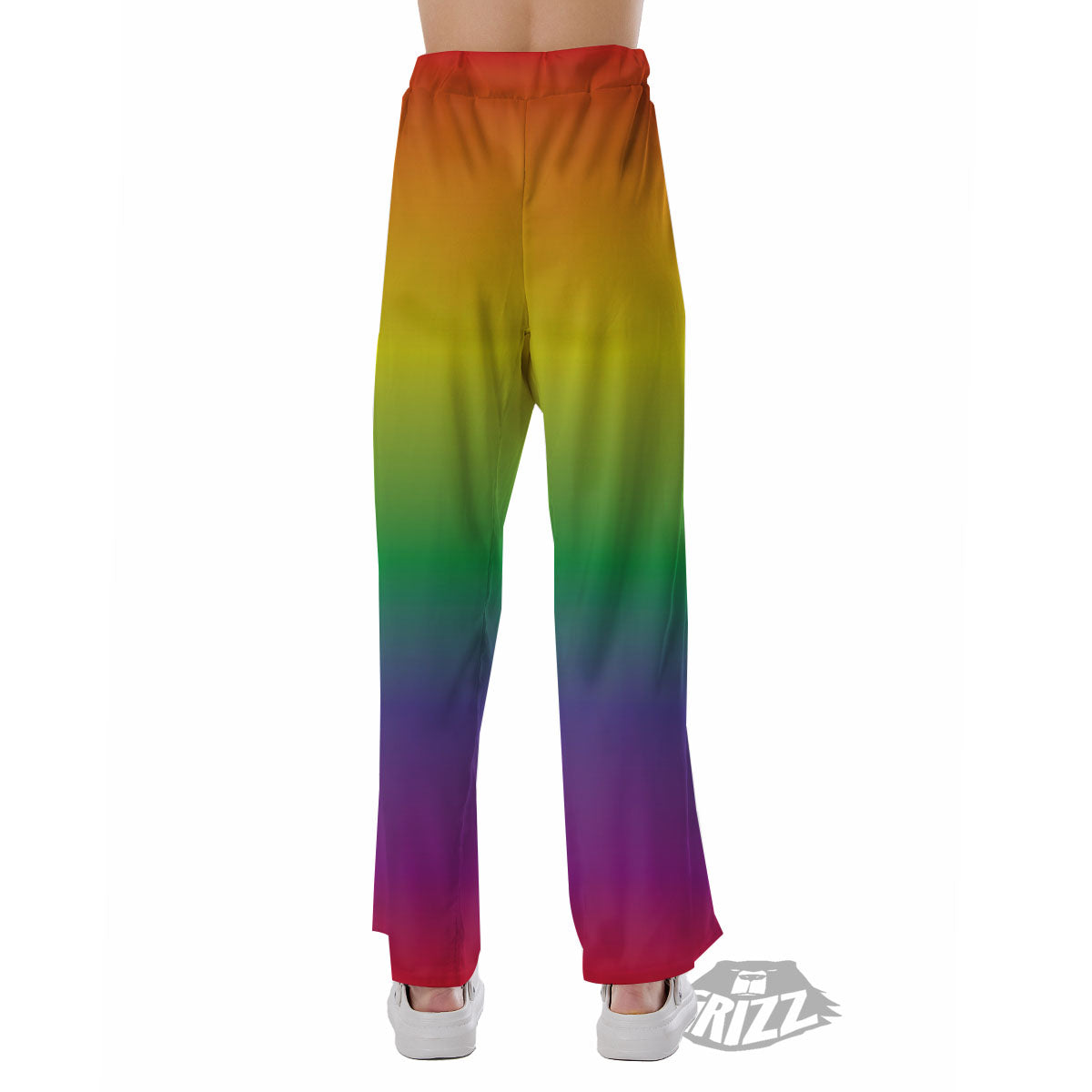 Rainbow Gradient LGBT Pride Print Pajama Pants-grizzshop