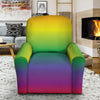 Rainbow Gradient LGBT Pride Print Recliner Slipcover-grizzshop