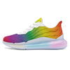 Rainbow Gradient LGBT Pride Print Running Sneakers-grizzshop