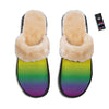 Rainbow Gradient LGBT Pride Print Slippers-grizzshop