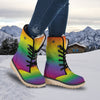 Rainbow Gradient LGBT Pride Print Snow Boots-grizzshop