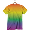 Rainbow Gradient LGBT Pride Print T-Shirt-grizzshop