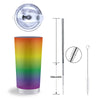 Rainbow Gradient LGBT Pride Print Tumbler-grizzshop