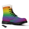 Rainbow Gradient LGBT Pride Print Winter Boots-grizzshop