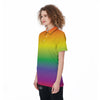 Rainbow Gradient LGBT Pride Print Women's Golf Shirts-grizzshop