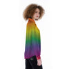 Rainbow Gradient LGBT Pride Print Women's Long Sleeve Shirts-grizzshop