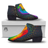 Rainbow Hand LGBT Pride Print Ankle Boots-grizzshop