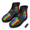 Rainbow Hand LGBT Pride Print Boots-grizzshop