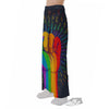 Rainbow Hand LGBT Pride Print Pajama Pants-grizzshop