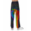 Rainbow Hand LGBT Pride Print Pajama Pants-grizzshop