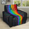 Rainbow Hand LGBT Pride Print Recliner Protector-grizzshop