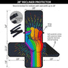 Rainbow Hand LGBT Pride Print Recliner Protector-grizzshop