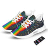 Rainbow Hand LGBT Pride Print Tennis Shoes-grizzshop