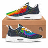 Rainbow Hand LGBT Pride Print Tennis Shoes-grizzshop